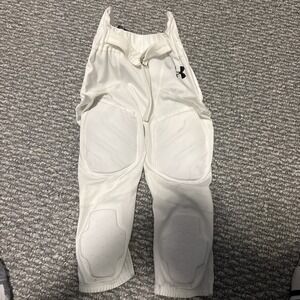 Under Armour Youth YL  Gameday White‎ Integrated Football Pants Padded NWT Large